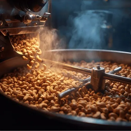 The Art of Traditional Drum-Roasted Cashews