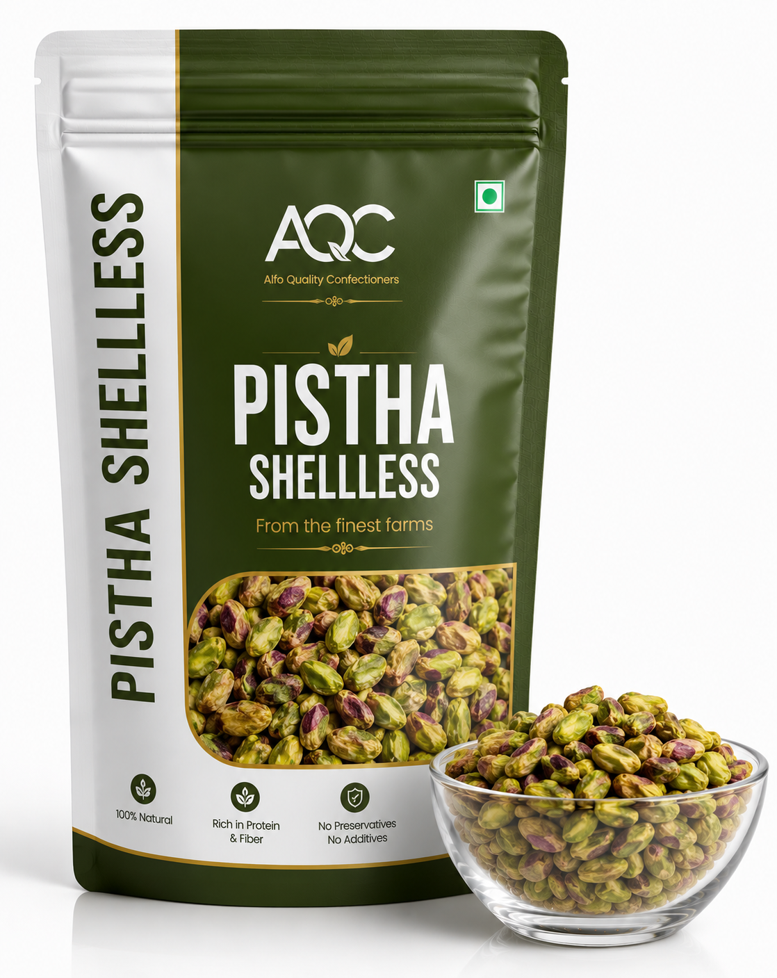 Shelled pistachios